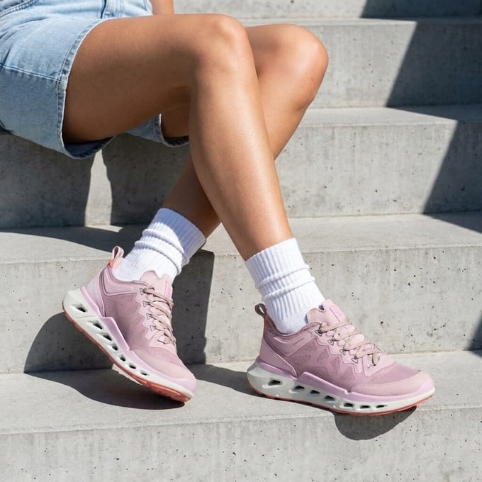 Ecco Ecco Biom 720 Sneakers paars Mesh/ Leer