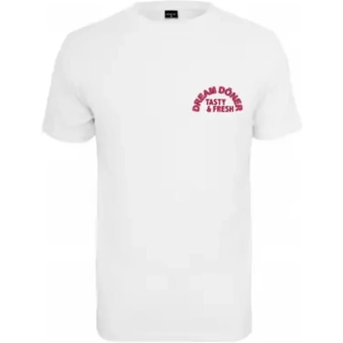 Mister Tee - Dream Döner Heren T-shirt - 3XL - Wit