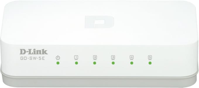 D-Link GO-SW-5E 5-Port Fast Ethernet Unmanaged Desktop Switch