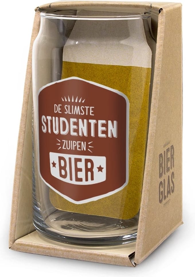 Bierglas - Studenten - In cadeauverpakking