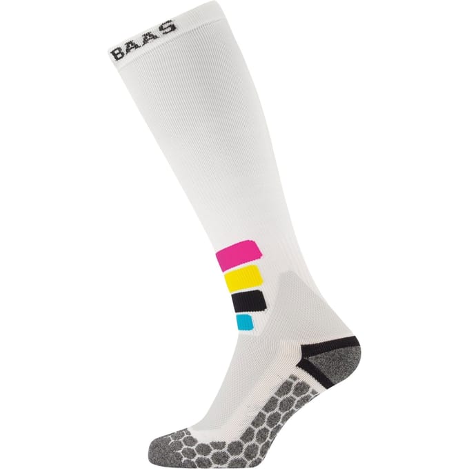 Poederbaas Skisokken Compressie Technical Pro Merino Wit-43/46