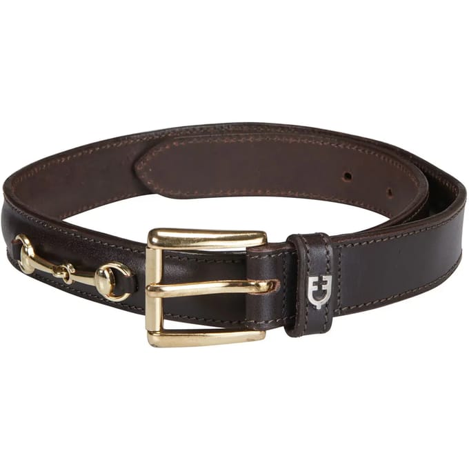 Leren riem met gevlochten details Equestro