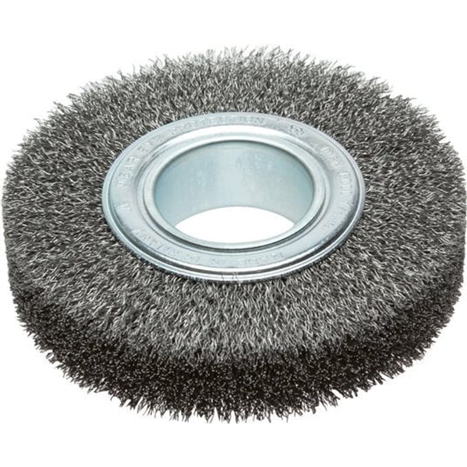 Ronde Borstel 178mm Staaldraad 50mm Montagegat