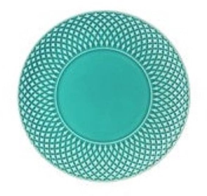 VIER Borden Bicos Mint - Bordallo Pinheiro gebaksbord - side dish - broodbordje - amusebord -