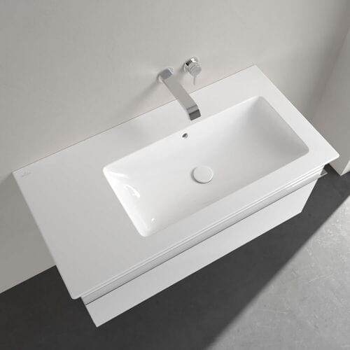 Villeroy & Boch Venticello cabinet washbasin basin right 100 x 50 cm without tap hole 4134R301