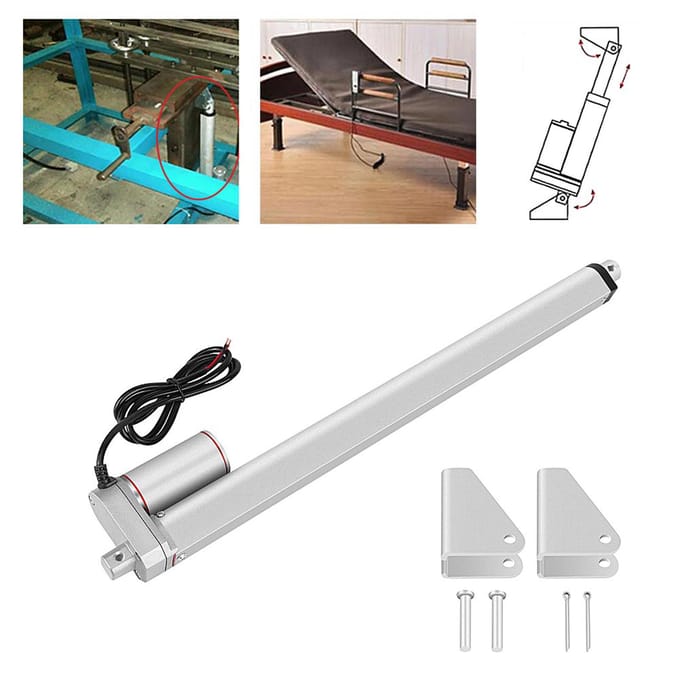 350mm Slag Hoge Duty 750N Lineaire Elektrische Actuator 24V