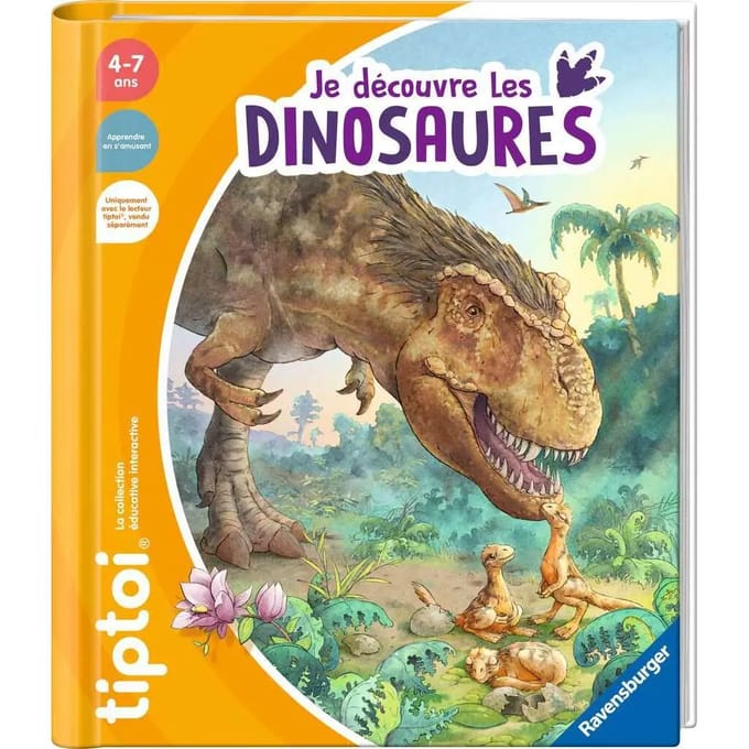 tiptoi, Interactief boek, Ik ontdek de dinosaurussen, 4 jaar, 13099013, Ravensburger