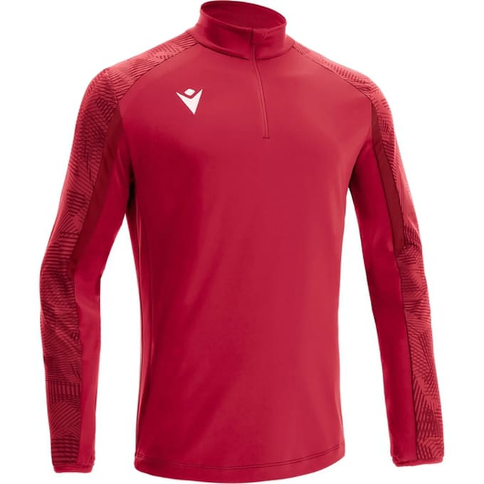 Macron Naryn Ziptop Heren - Rood | Maat: XL