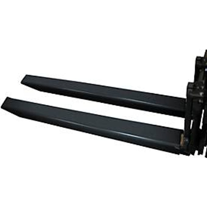 Vorkverlenging, L 2000 x B 150 x 50 mm, zwart