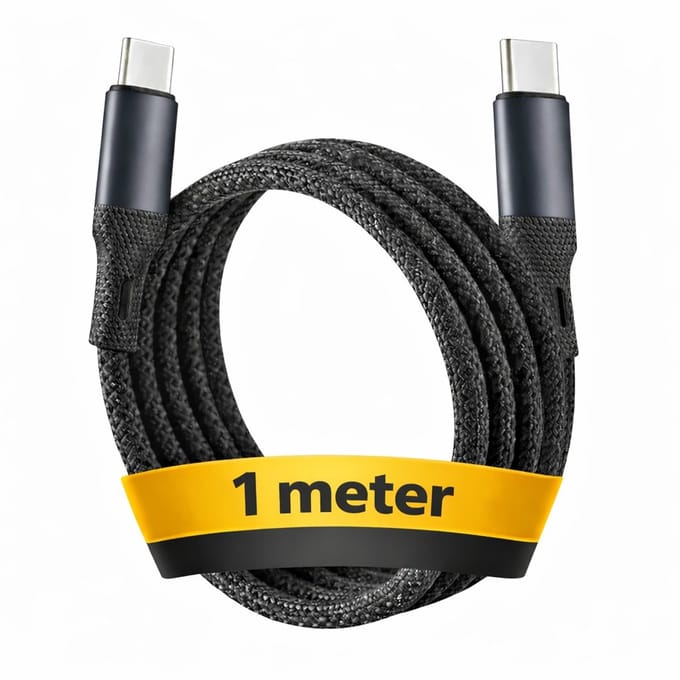 USB C kabel 60W - USB C naar USB C - USB-C kabels - USB C kabel naar USB C - Oplaadkabel USB C - USBC kabel - Universeel - 1 Meter