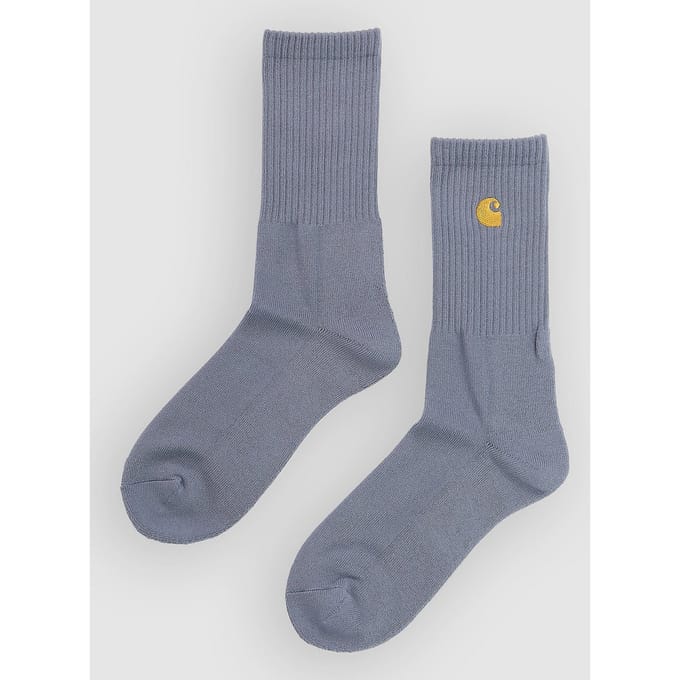 Carhartt WIP Chase Sokken blauw