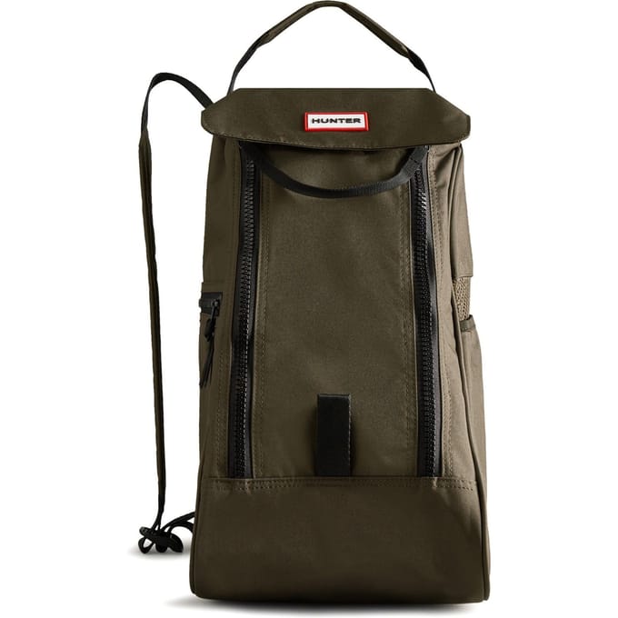 Hunter Barra Short Boot Bag 's Green Schoenentas
