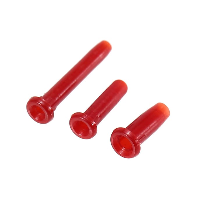 1 zak Badmintonracket Grommets Oogjes Racket String Protector Bespanning Tubing red