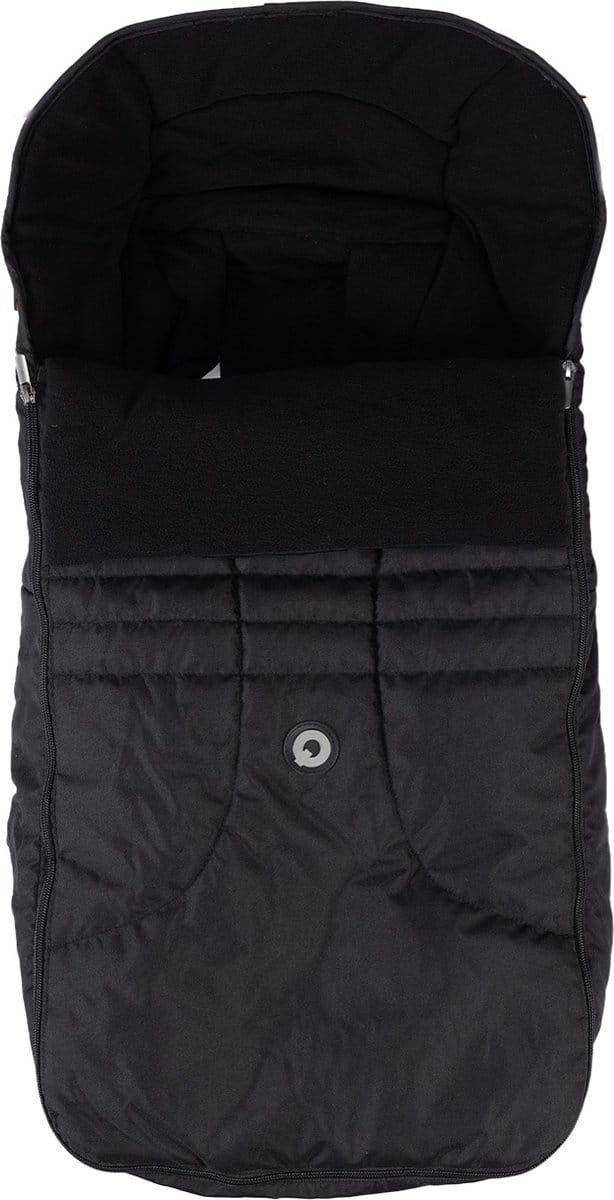 Qute Q-Cocoon Fleece Voetenzak - Zwart