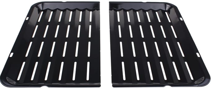 BOSCH - Geëmailleerde grillplaat voor oven, 2-delig - 00577715