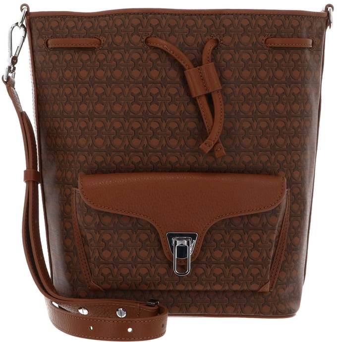 COCCINELLE schoudertas Beat Bucket Bag Multi Cognac / Cognac bruine