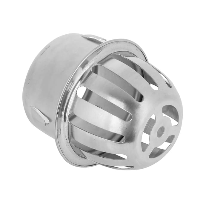 Siphon de sol rond en acier inoxydable pour une utilisation domestique, salle de bain, extérieure, cour, balcon(75mm/3in) white