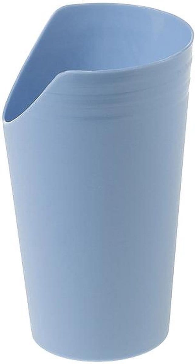 Beker met neusuitsparing - Blauw 237 ml