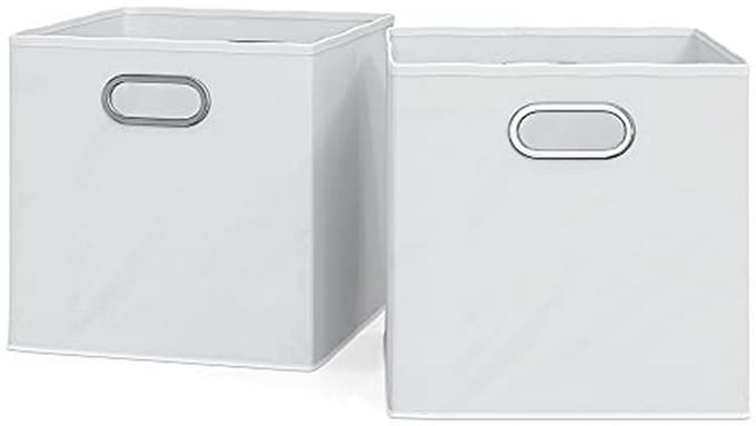 Vouwdozen Set van 2 - Wit, 30 x 30 cm - Praktische Oplossing voor Organisatie