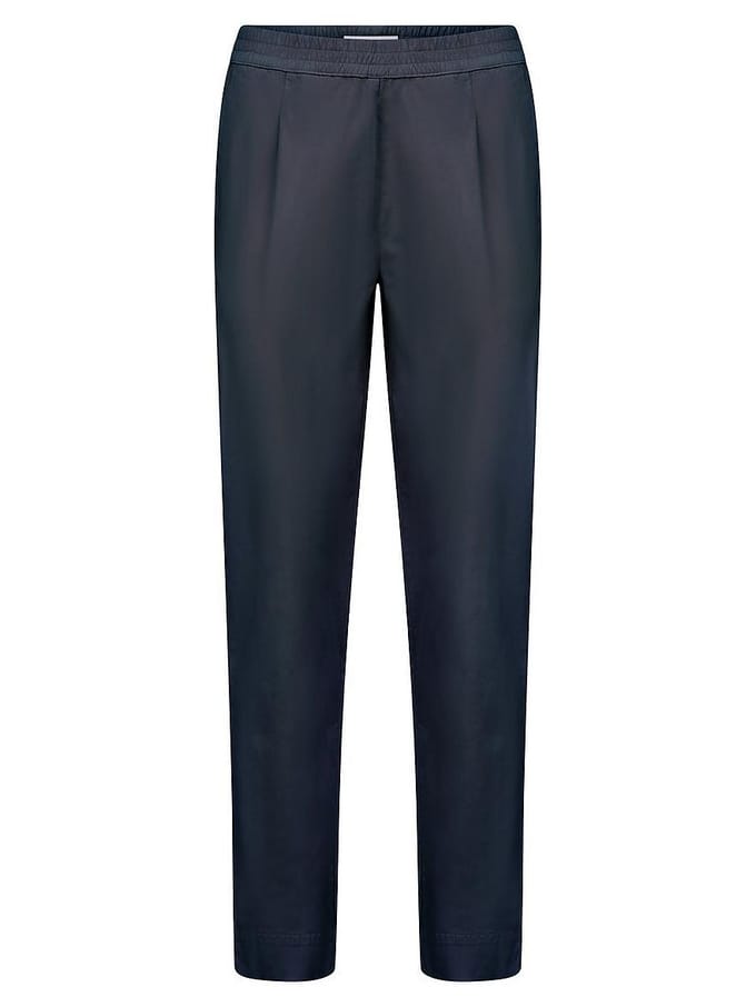 Slim Fit-7/8-broek Van Peter Hahn blauw