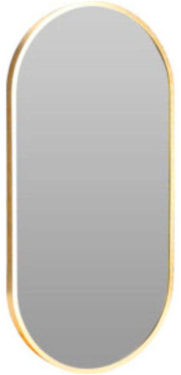 H&S Collection Spiegel Florence - 60 x 30 cm - aluminium - goud - wandspiegel