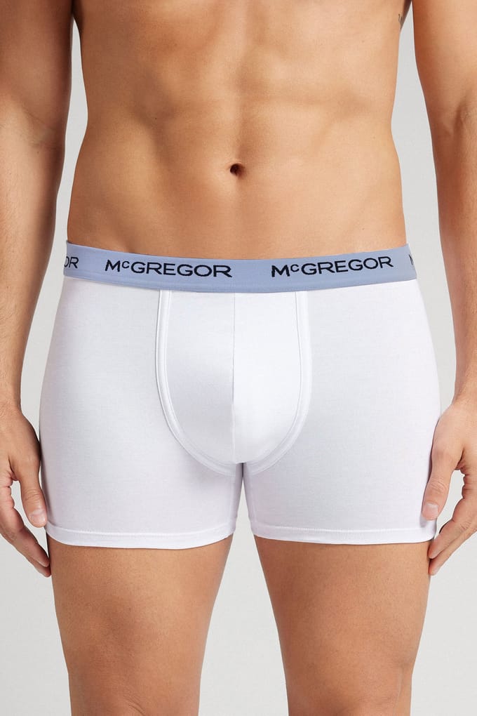 McGregor  - Premium Boxershorts - 6-pack White Größe: XL | Unterhosen Outlet | Herren | Weiß