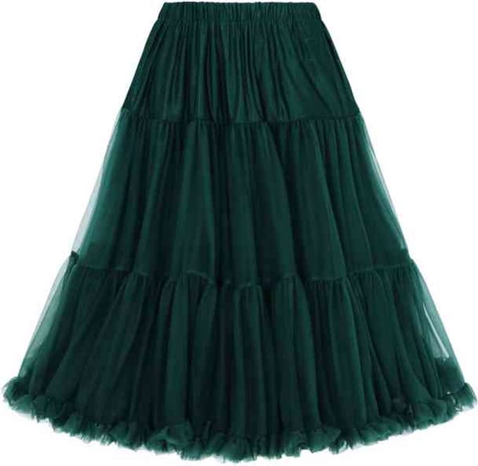 Dancing Days - Starlite Petticoat - 23 inch - XS/S - Groen