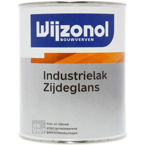 Wijzonol Industrielak Zijdeglans 0.5 liter Wit