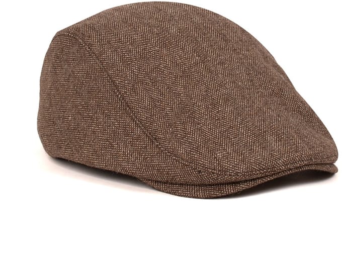 TRESANTI | FIORE | Visgraat flatcap | bruin
