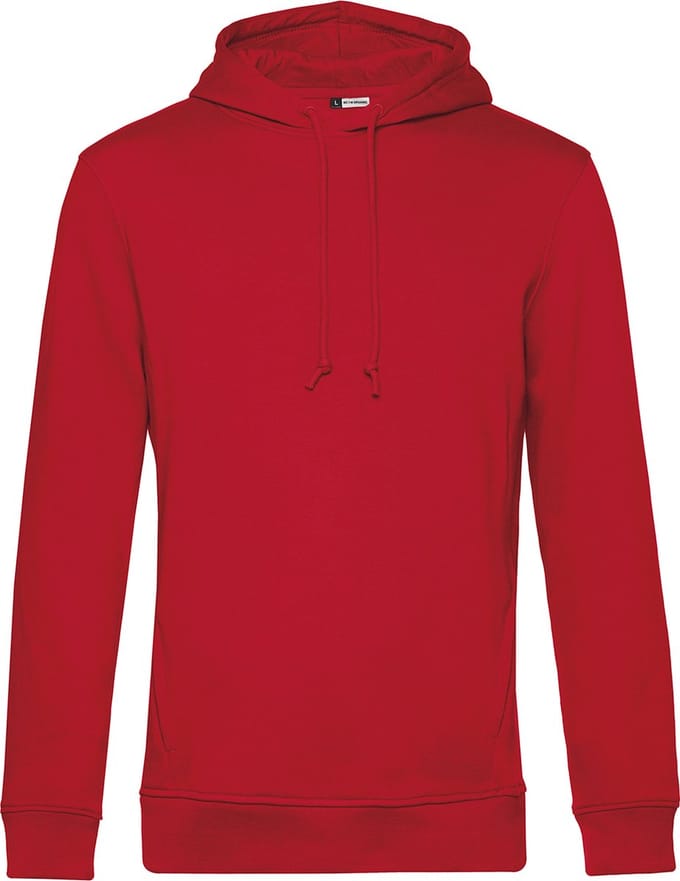 Organic Inspire Hooded° B&C Collectie maat S Rood