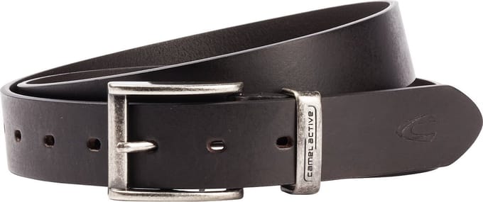 camel active Riem van hoge kwaliteit leer - Maat - Donkerbruinmenswear-S