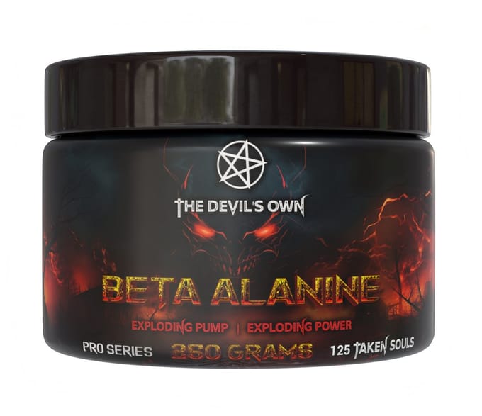 The Devil's Own Beta Alanine | Unflavored | 250gr 300 servings | Pre-workout | Intra-workout | Aminozuren | Taurine | Nutriworld