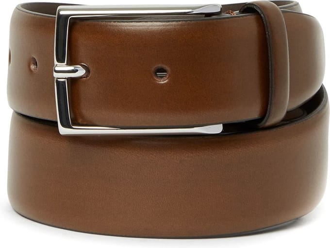 SADDLER Leren Riem Cederlund Belt W85 Brown Bruine
