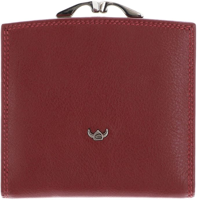 Golden Head Leren portemonnee Polo RFID Protect Bügelbörse 2049 Rot donkerrood