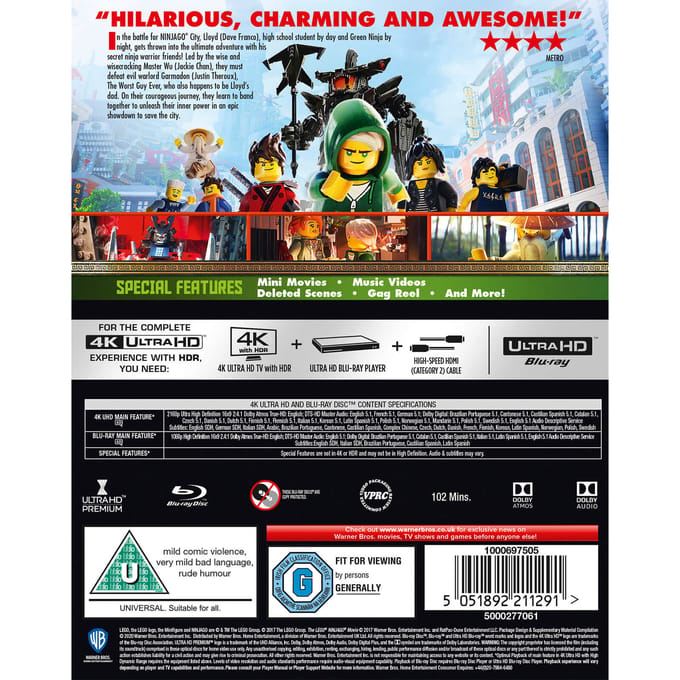 The LEGO Ninjago Movie - 4K Ultra HD