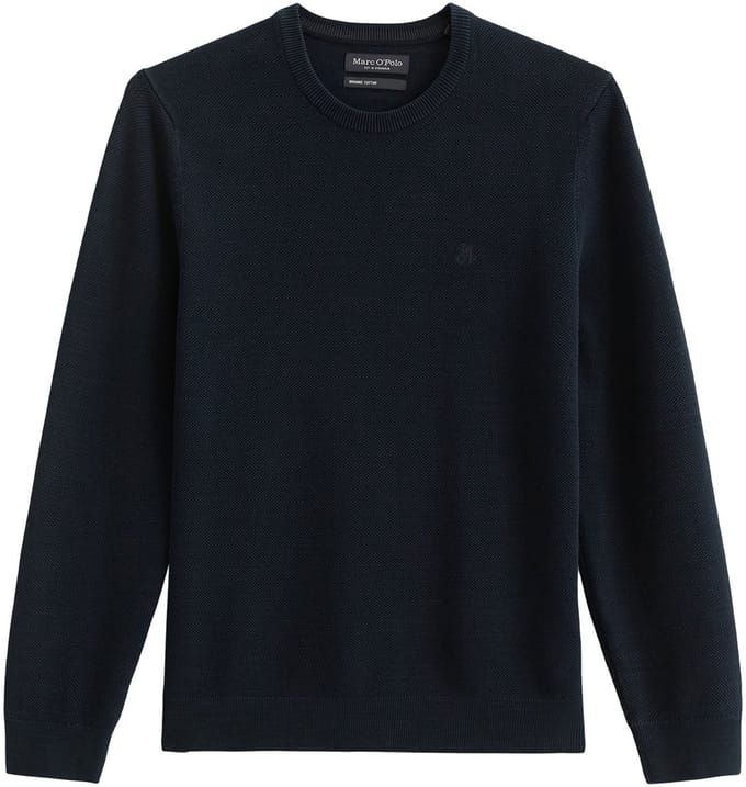 Marc O Polo Gebreide trui Pullover Regular Small-Logo Set van 1