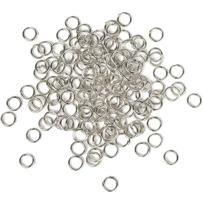 VBS Ring, Ø 5 mm, 150 stuks - Zilverkleurig