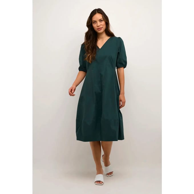 Jurk Casual fit Botanical Garden green
