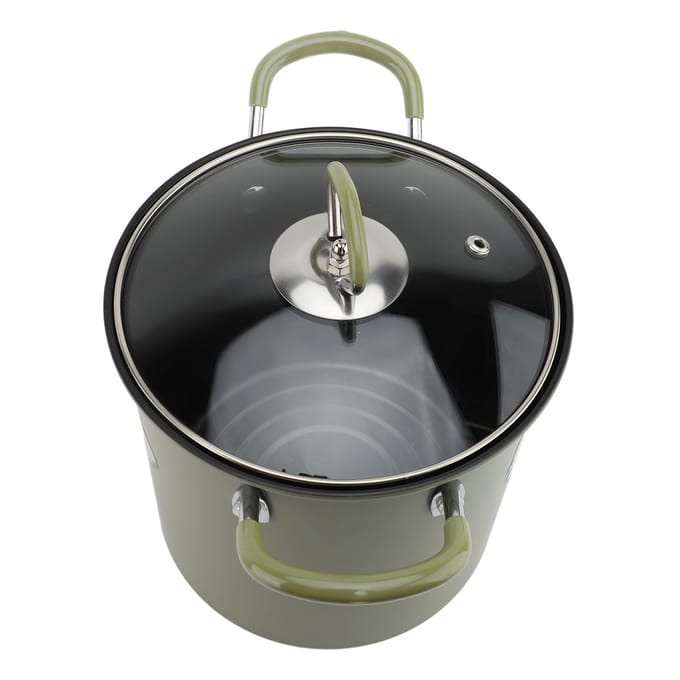 Frituurpan met Filtermand 3L Olie Filterpot Multifunctionele Koolstofstalen Koekenpan voor gray