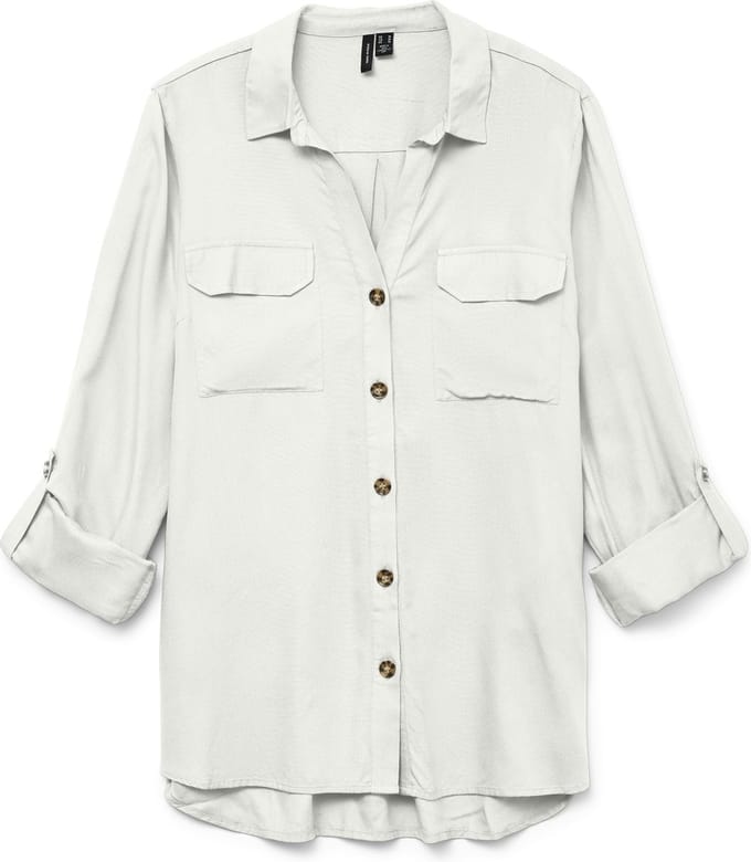 VERO MODA - VMBUMPY L/S SHIRT NEW WVN NOOS - Dames - Blouses