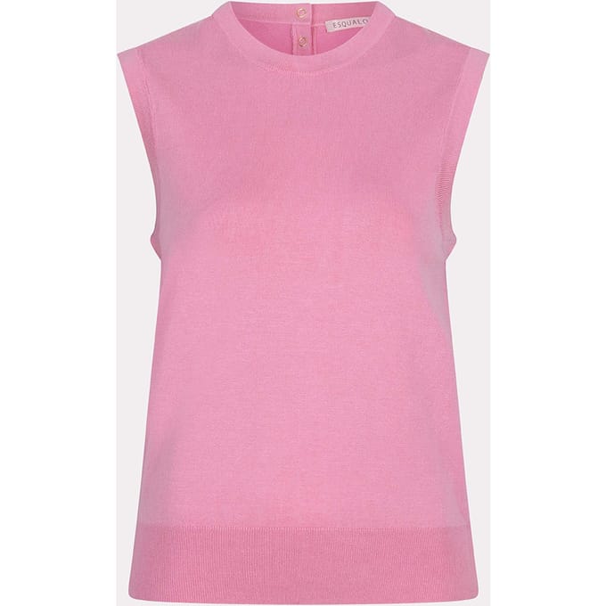 EsQualo Singlet Basic Knit Rose Taglia: S | Maglioni Outlet | Donna | Rosa