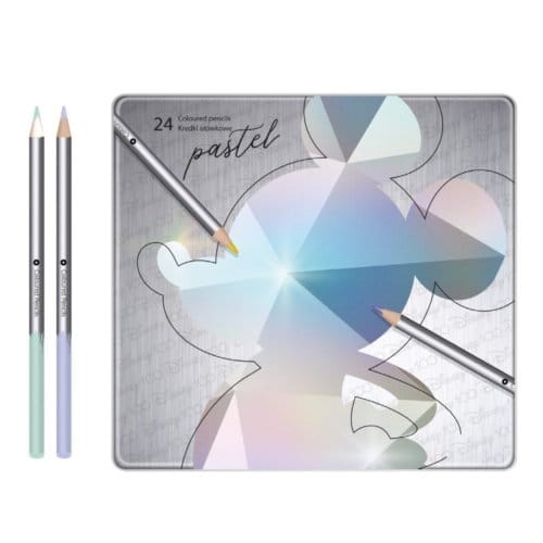Disney 100 opal collection mickey - kleurpotloden 24 stuks blik