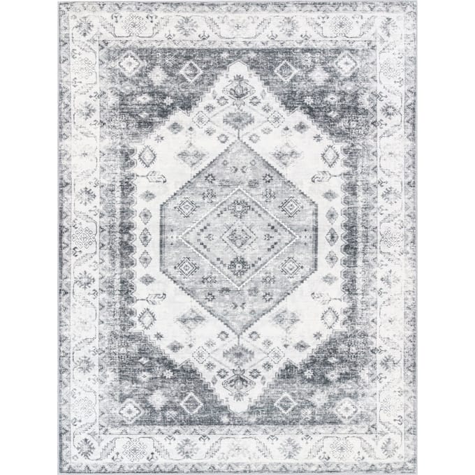 Wasbaar tapijt Cambria grijs  200x280 cm