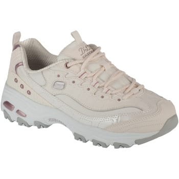 Skechers D'LITES - LADIES NIGHT dames sneakers - Wit