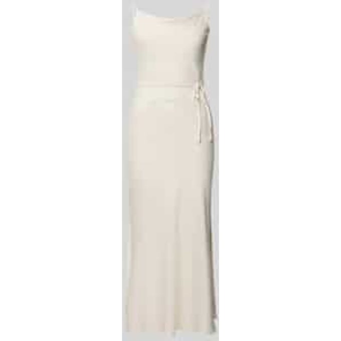 midi-jurk met afneembaar stoffen band model 'Thea'