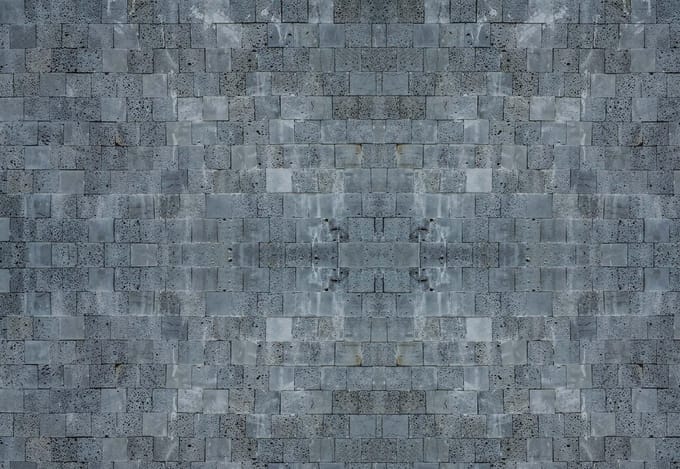 Fotobehang Stone Wall | PANORAMIC - 250cm x 104cm | 130g/m2 Vlies