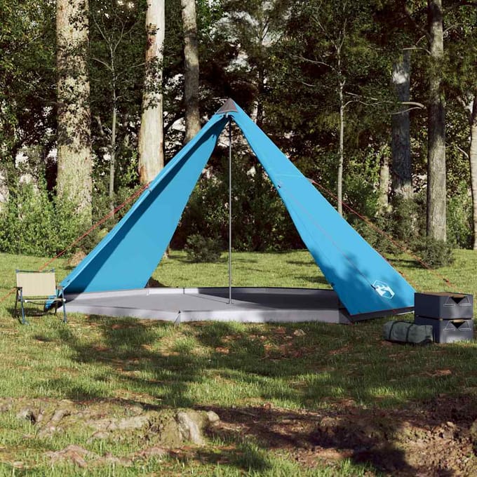 vidaXL - Tipitent - voor - gezin - 8-persoons - waterdicht - blauw