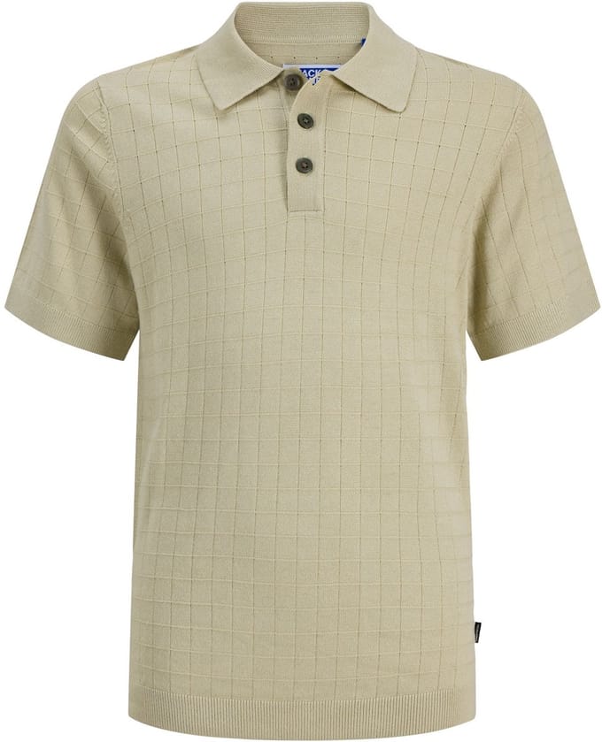 JACK&JONES - JPRBLAWILLIAM STRUCTURE KNIT POLO JNR - Jongens - Polo's