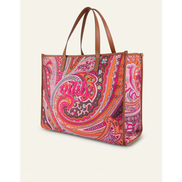 Oilily Sheilas - Shopper - Dames - Ritssluiting - Waterafstotend - Bruin - One size