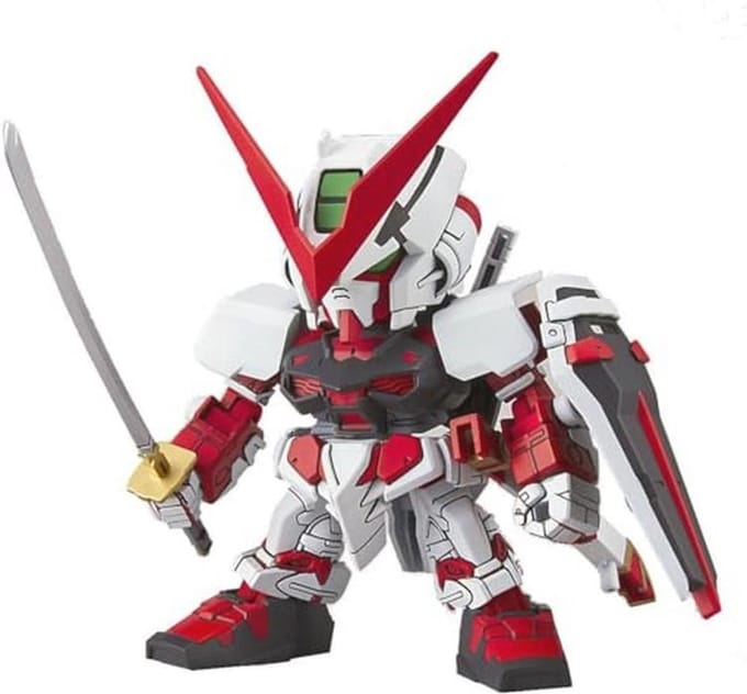 Model Gundam 007 Astray Red Frame Gunpla - Beweegbaar en Schattig figuur 8 cm